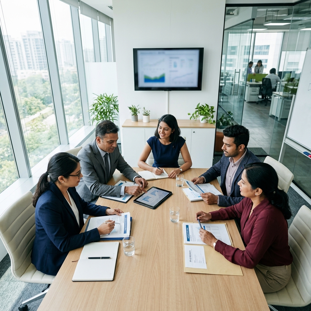 Viroc Healthcare LLP team collaborating on healthcare solutions