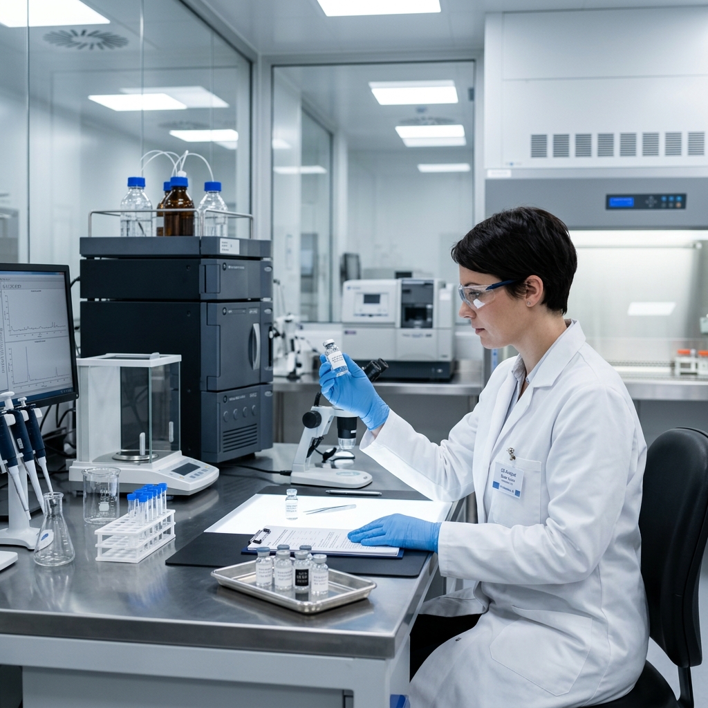 Pharmaceutical laboratory quality testing